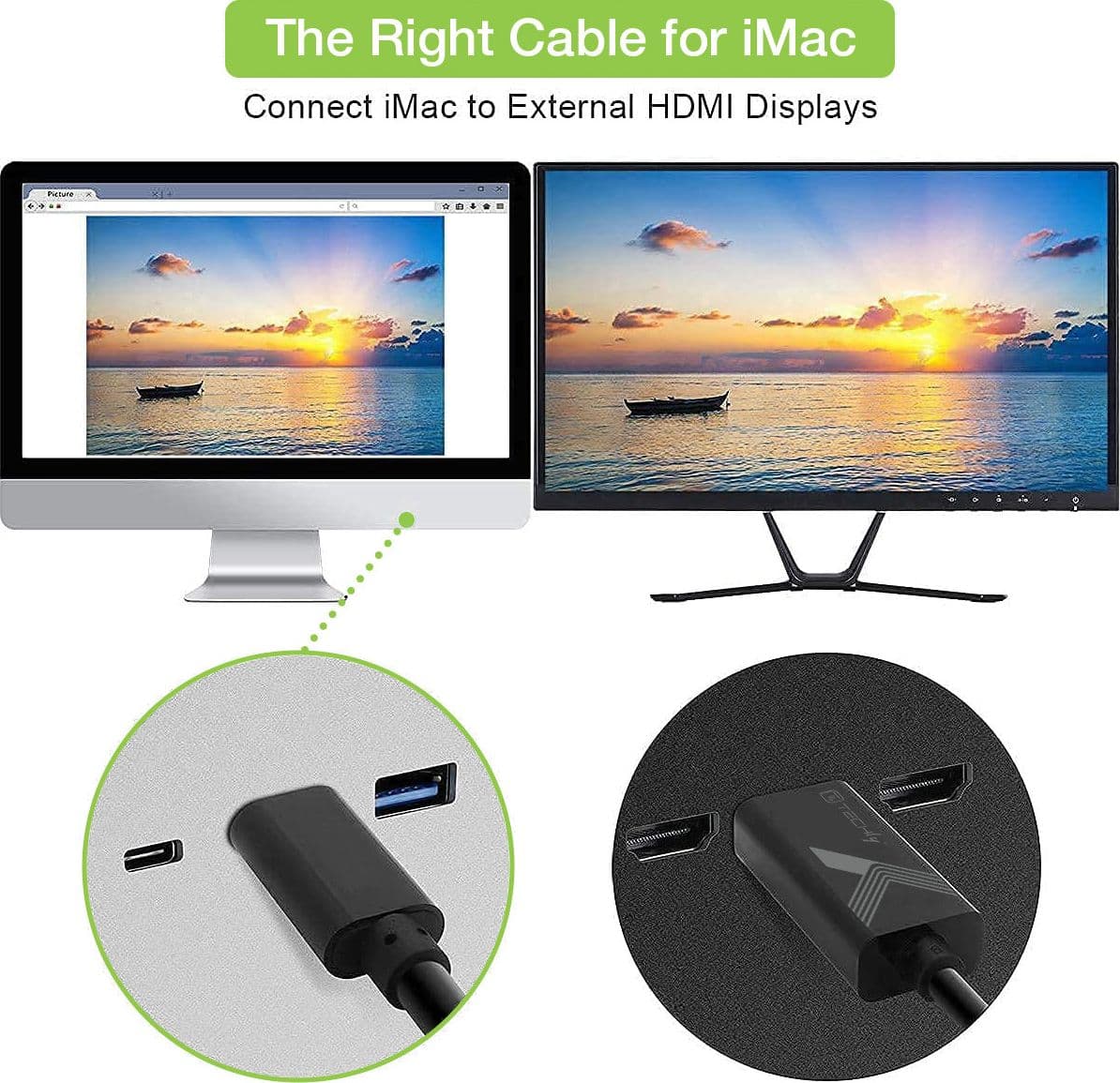 Cavo Adattatore USB-C&trade Maschio a HDMI 2.0 4K Maschio 2m Nero in Cavi HDMI Scontolo.net - Potenza, commercioVirtuoso.it