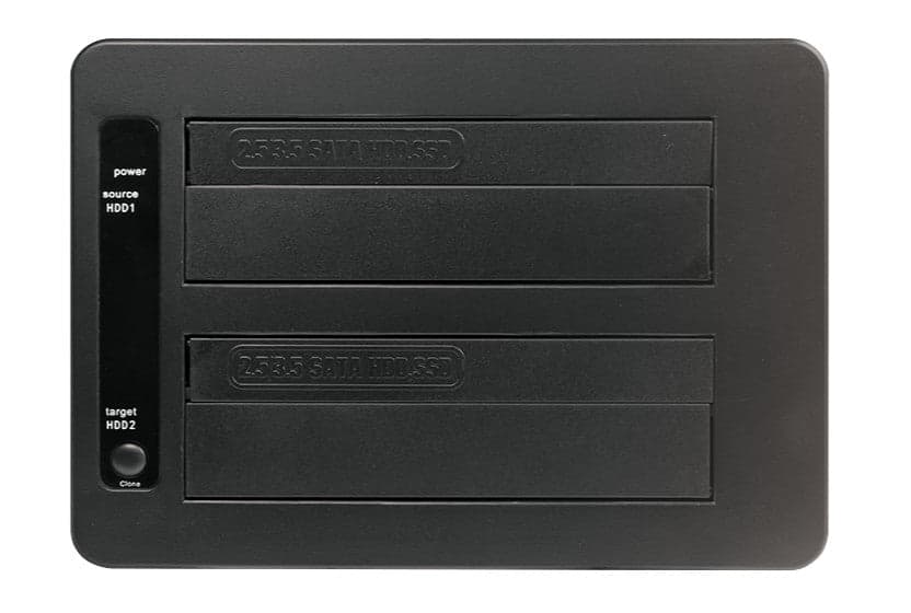 Docking Station USB3.0 Doppio Slot HDD/SSD SATA da 2.5''/3.5'' Nero in  Scontolo.net - Potenza, commercioVirtuoso.it
