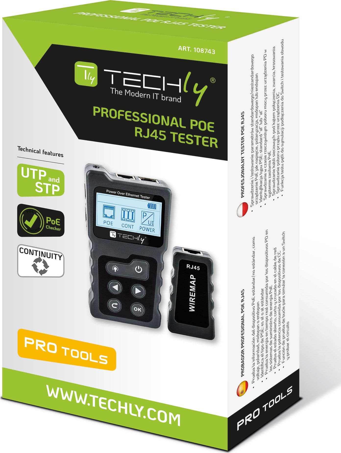 Tester Professionale PoE RJ45 in Tester per circuiti elettrici Scontolo.net - Potenza, commercioVirtuoso.it