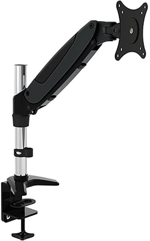 Supporto Tubolare a Gas da Scrivania per Monitor 15-27'' 360mm Nero in Supporti Scontolo.net - Potenza, commercioVirtuoso.it