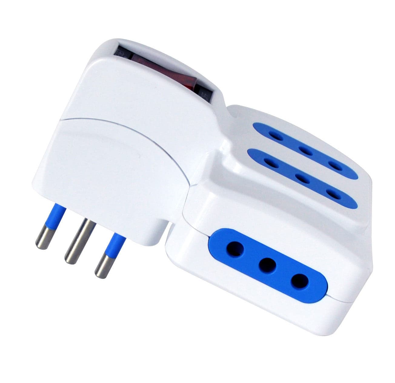 Adattatore con spina 10A e 4 prese Italiane 10A in Adattatori da viaggio Scontolo.net - Potenza, commercioVirtuoso.it