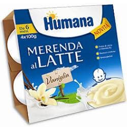 Humana merenda vaniglia 4 x 100 g in Dessert in vasetto per neonati Clubfarma - Melilli, commercioVirtuoso.it