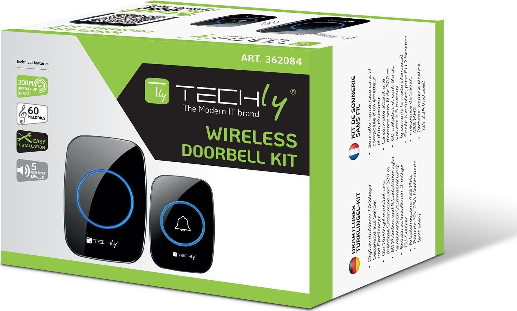 Kit Campanello Wireless fino a 300m
