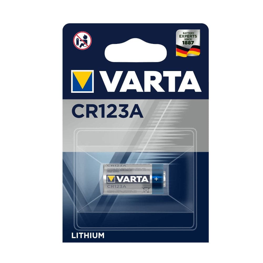 Blister 1 Batteria 3V 1430 mAh Litio CR123A in Pile ricaricabili Scontolo.net - Potenza, commercioVirtuoso.it