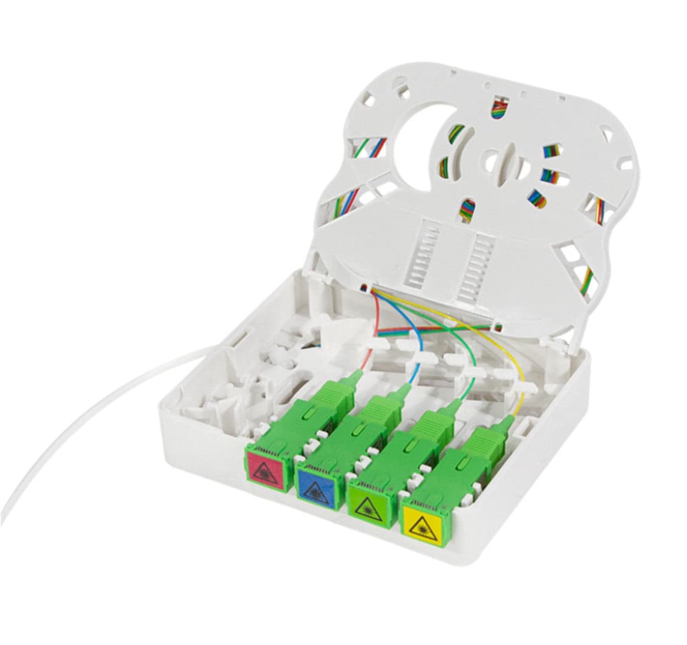 Scatola di Terminazione Ottica di Appartamento (STOA) FTTH 4x SC/APC con Cavo di Installazione da 20m in  Scontolo.net - Potenza, commercioVirtuoso.it