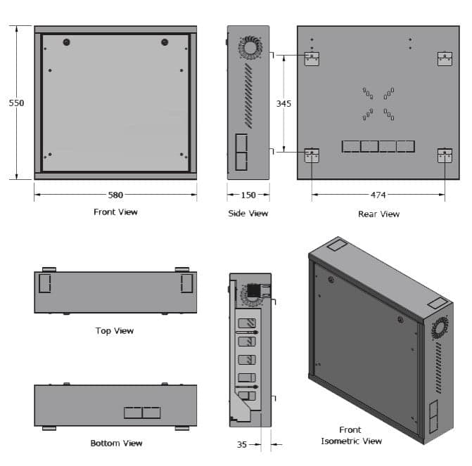 Box di Sicurezza per DVR e Sistemi di Videosorveglianza con Finestra per Schermo in Sistemi di allarme domestico Scontolo.net - Potenza, commercioVirtuoso.it