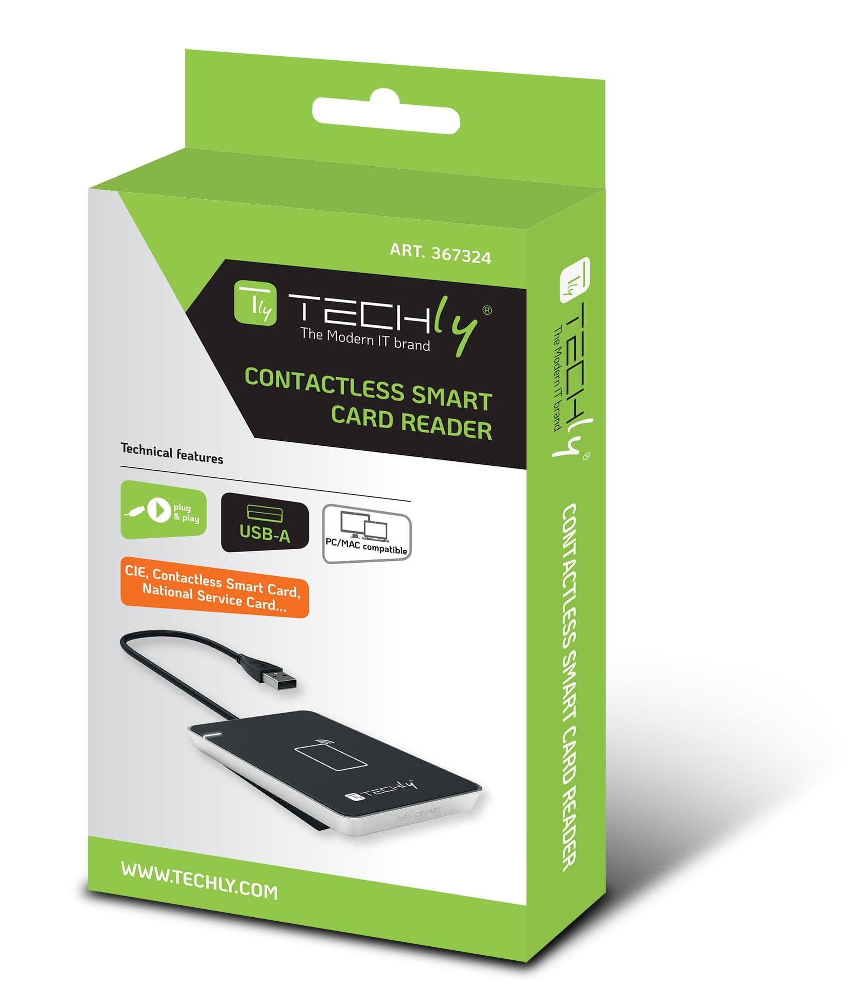 Lettore Contactless Card Reader RFID e NFC per Carta d’Identit&agrave Elettronica e Tessera Sanitaria in Lettori schede di memoria esterni Scontolo.net - Potenza, commercioVirtuoso.it