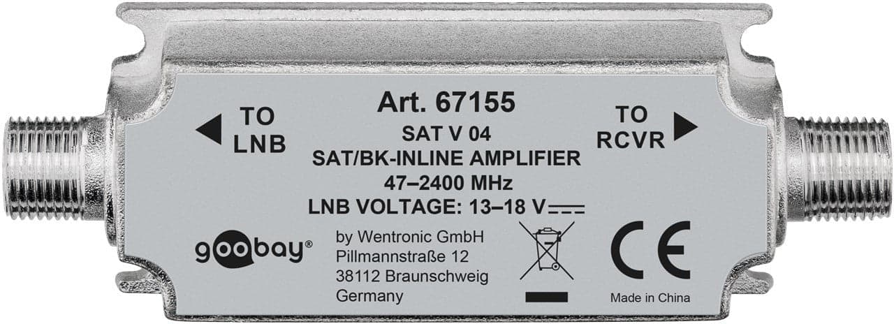 Amplificatore in Linea per Antenna SAT/BK 47 MHz - 2400 MHz in Amplificatori di segnale Scontolo.net - Potenza, commercioVirtuoso.it