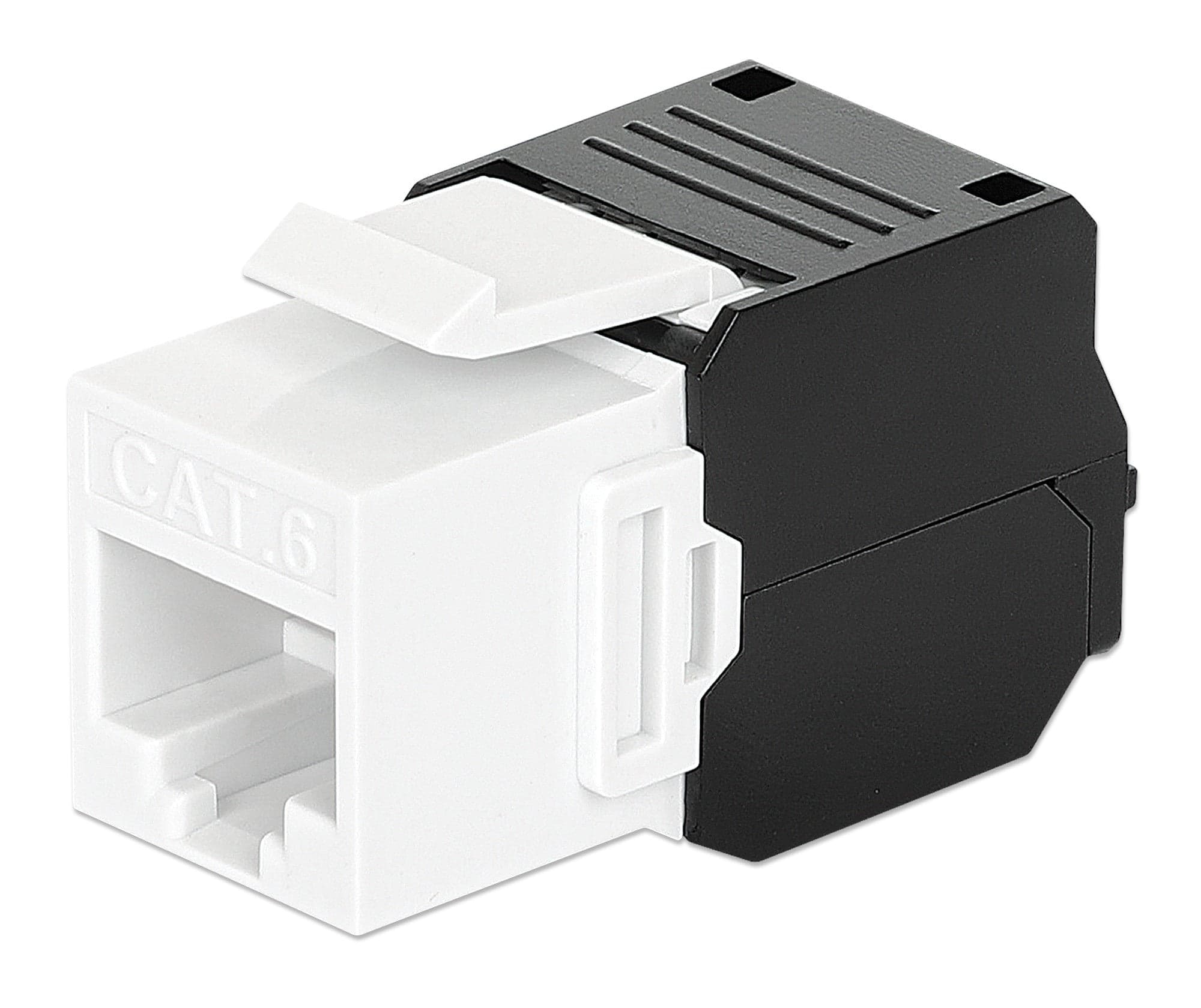 Frutto Keystone RJ45 Cat.6 UTP Tool-Free Bianco Nero in Cavi Ethernet Scontolo.net - Potenza, commercioVirtuoso.it