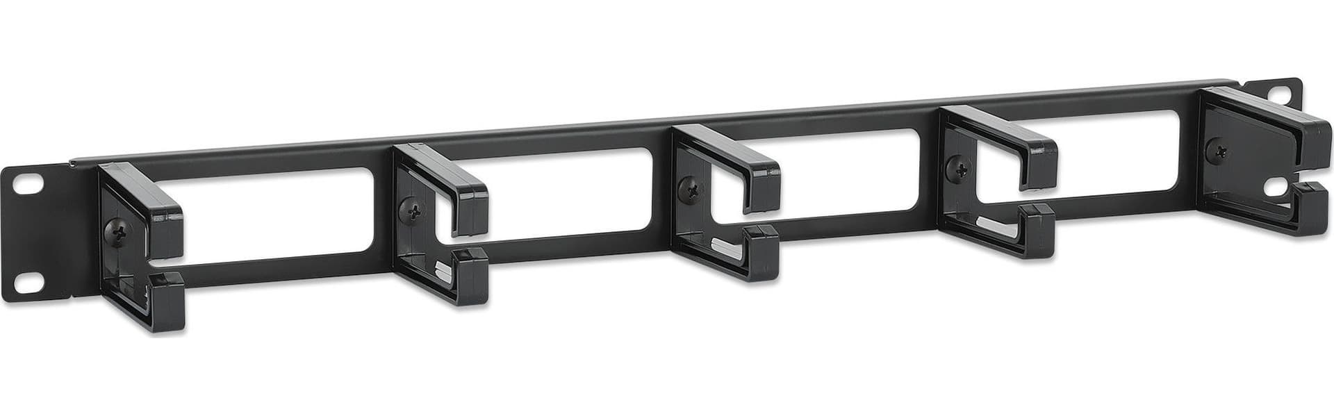 Pannello Passacavi 19'' 5 Anelli in Plastica 1U Nero in Guaine per cavi Scontolo.net - Potenza, commercioVirtuoso.it