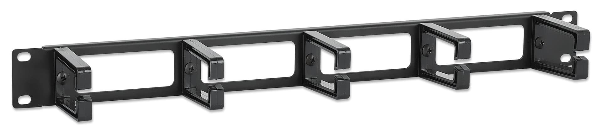 Pannello Passacavi 19'' 5 Anelli in Plastica 1U Nero in Guaine per cavi Scontolo.net - Potenza, commercioVirtuoso.it