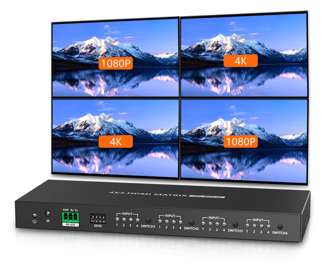 Switch Matrix HDMI2.0 4x4 4K@60 Hz in Selettori audio-video Scontolo.net - Potenza, commercioVirtuoso.it