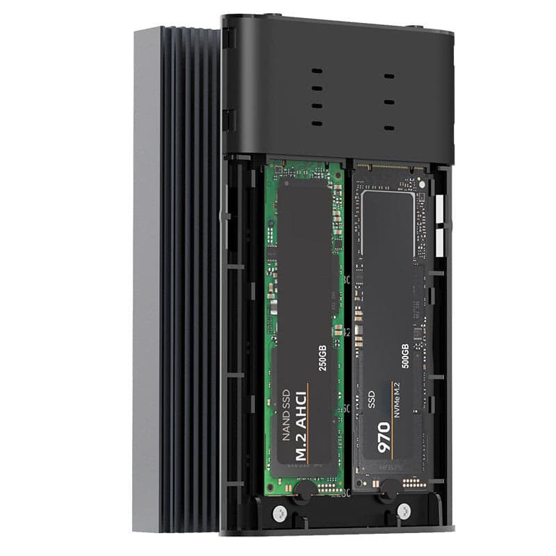 Box Esterno Duplicatore Clone Offline USB3.2 Gen 2x2 USB-C&trade M.2 PCIe NVME 20 Gbps in Case e serrature Scontolo.net - Potenza, commercioVirtuoso.it