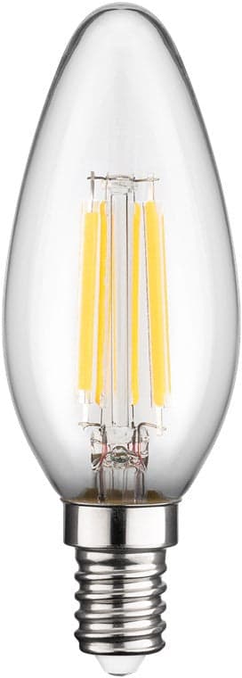 Lampadina LED Candela E14 Bianco Caldo 6W Filamento Classe C in Lampadine a LED Scontolo.net - Potenza, commercioVirtuoso.it