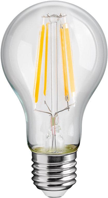 Lampadina LED E27 Bianco Caldo 11W Trasparente con Filamento, Classe D in Lampadine a LED Scontolo.net - Potenza, commercioVirtuoso.it