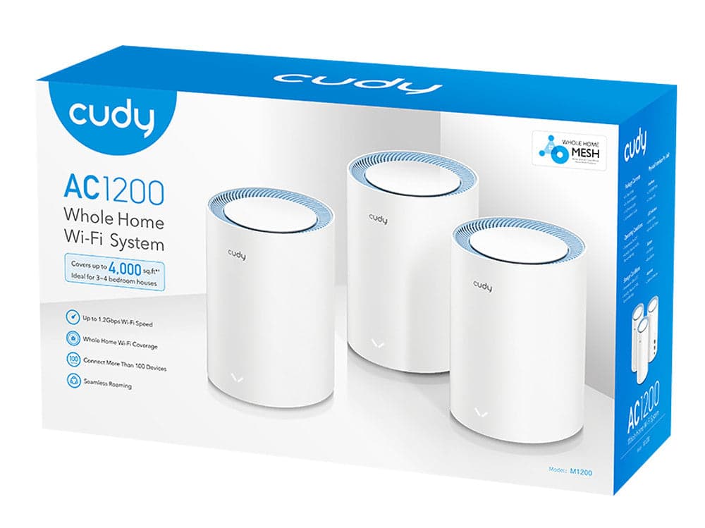 Sistema Wi-Fi Mesh AC1200 Dual Band per Tutta la Casa, M1200 3pz in  Scontolo.net - Potenza, commercioVirtuoso.it