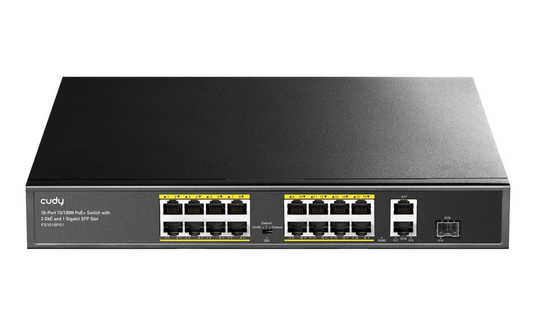 Switch PoE+ 10/100M a 16 Porte con 2GbE e 1 Porta SFP, FS1018PS1 in  Scontolo.net - Potenza, commercioVirtuoso.it