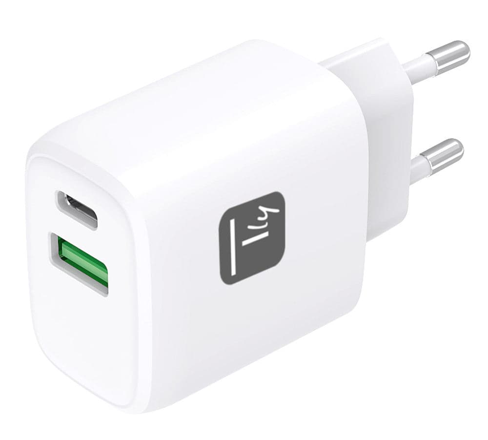 Caricatore Alimentatore USB-C&trade 20W e USB-A 18W da Muro in Caricabatterie da muro Scontolo.net - Potenza, commercioVirtuoso.it