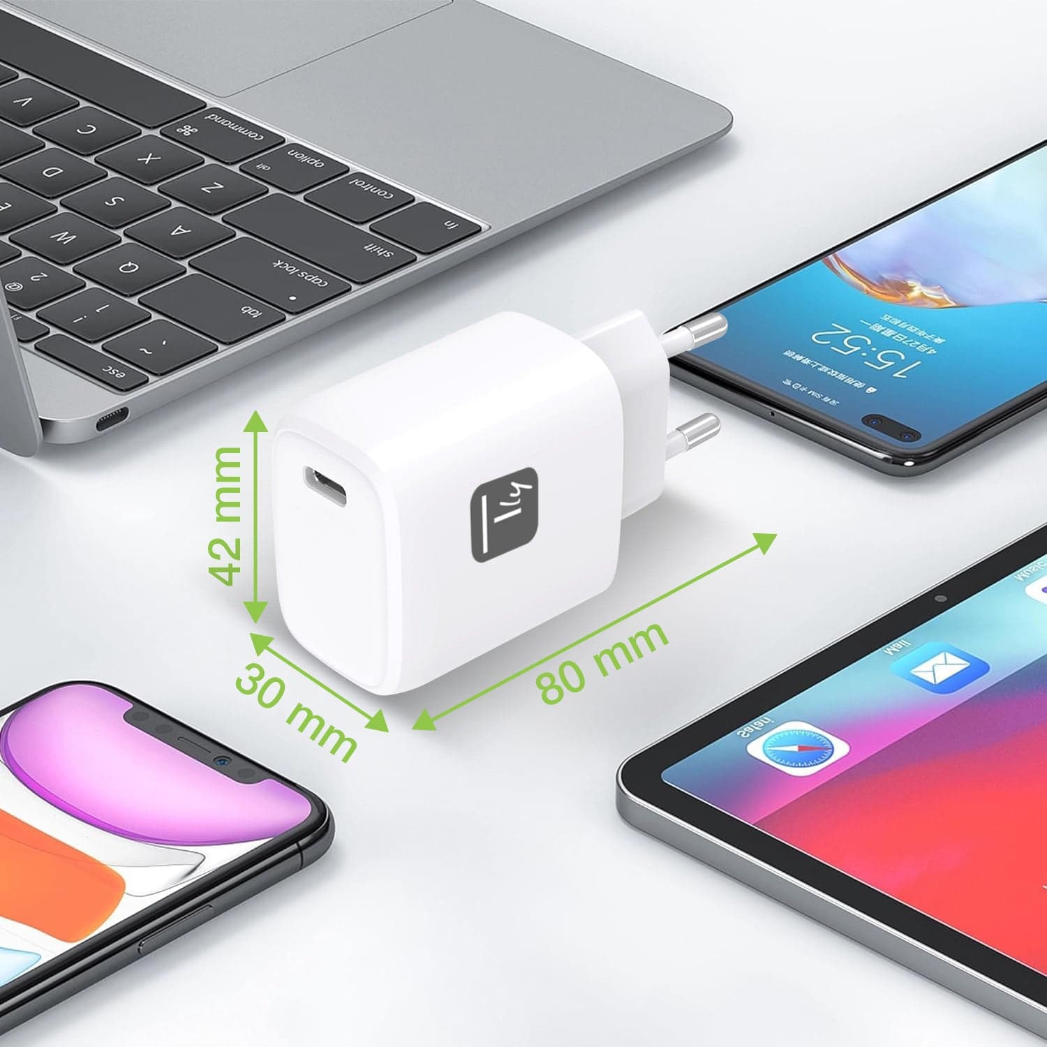 Caricatore Alimentatore USB-C&trade da Muro 20W in Caricabatterie da muro Scontolo.net - Potenza, commercioVirtuoso.it