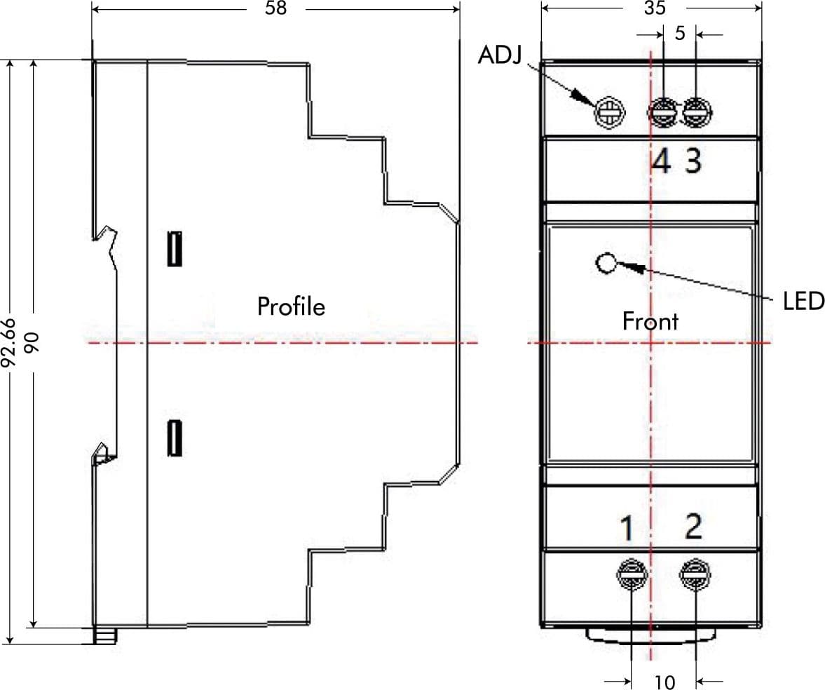 Alimentatore su Guida DIN 24V 1,5A 36W in Trasformatori Scontolo.net - Potenza, commercioVirtuoso.it