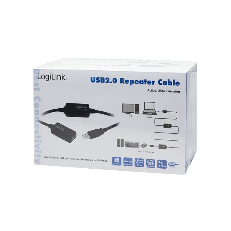 Cavo Amplificatore Prolunga USB A/M a USB-A/F 25m in  Scontolo.net - Potenza, commercioVirtuoso.it