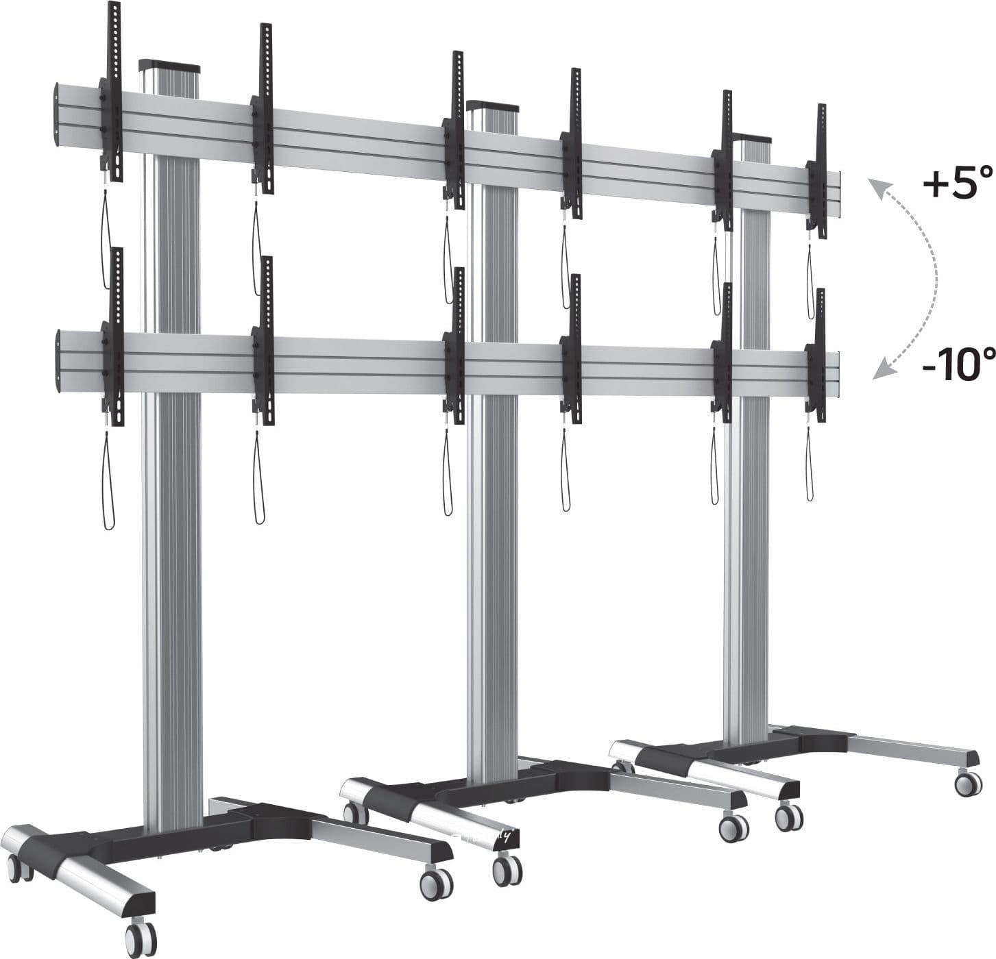 Supporto a Pavimento per 6 TV LCD/LED 22-55'' per Video Wall in Supporti da parete e da soffitto Scontolo.net - Potenza, commercioVirtuoso.it