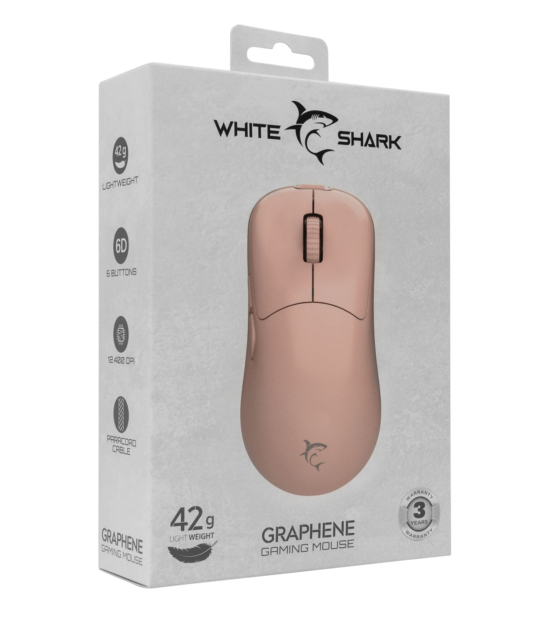 Mouse Ottico 6D USB 12400 dpi Graphene Rosa in  Scontolo.net - Potenza, commercioVirtuoso.it