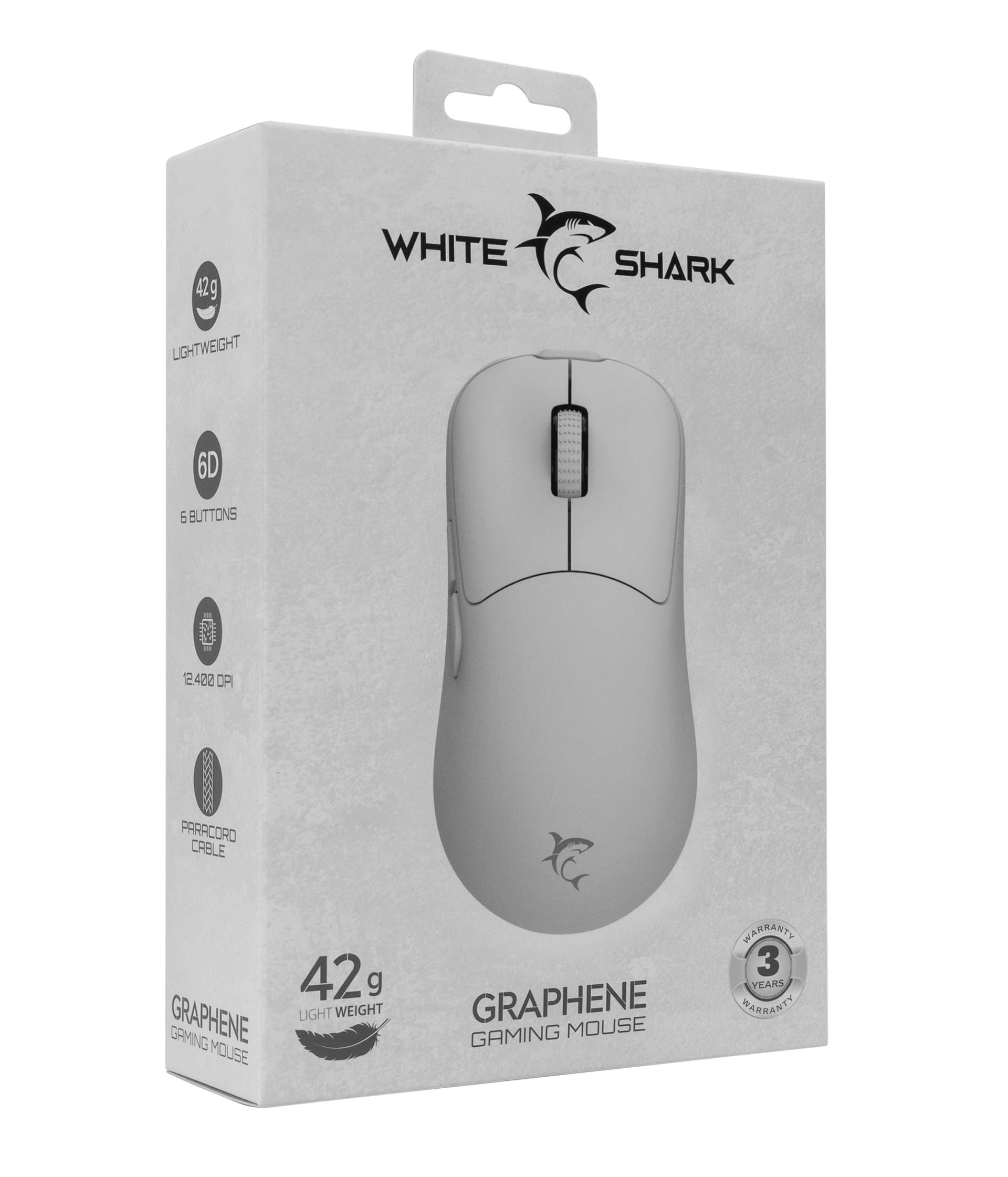 Mouse Ottico 6D USB 12400 dpi Graphene Bianco in  Scontolo.net - Potenza, commercioVirtuoso.it