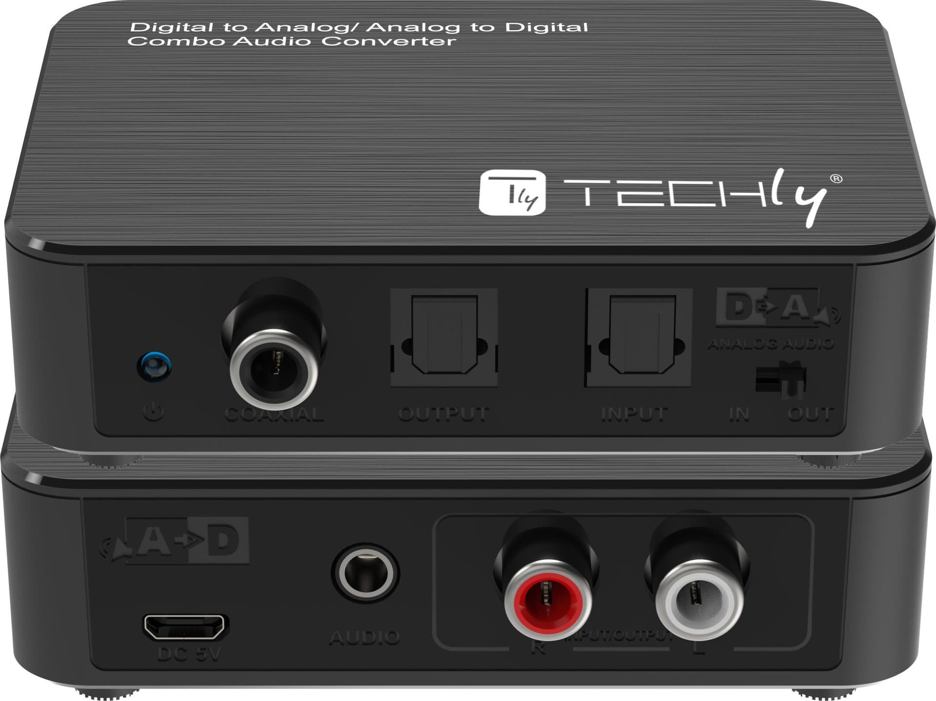 Convertitore Audio da Digitale ad Analogico / da Analogico a Digitale SPDIF Toslink Stereo 3,5'' in Convertitori D-A Scontolo.net - Potenza, commercioVirtuoso.it