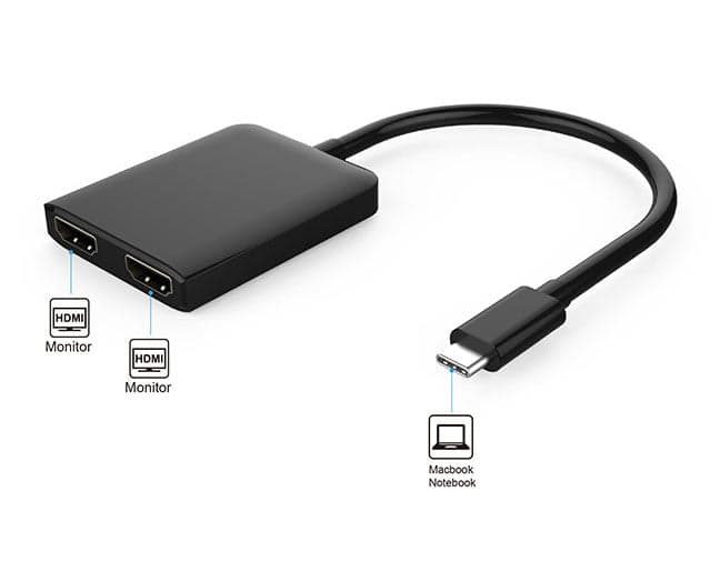 Adattatore Convertitore USB-C&trade a 2x HDMI 4K in  Scontolo.net - Potenza, commercioVirtuoso.it