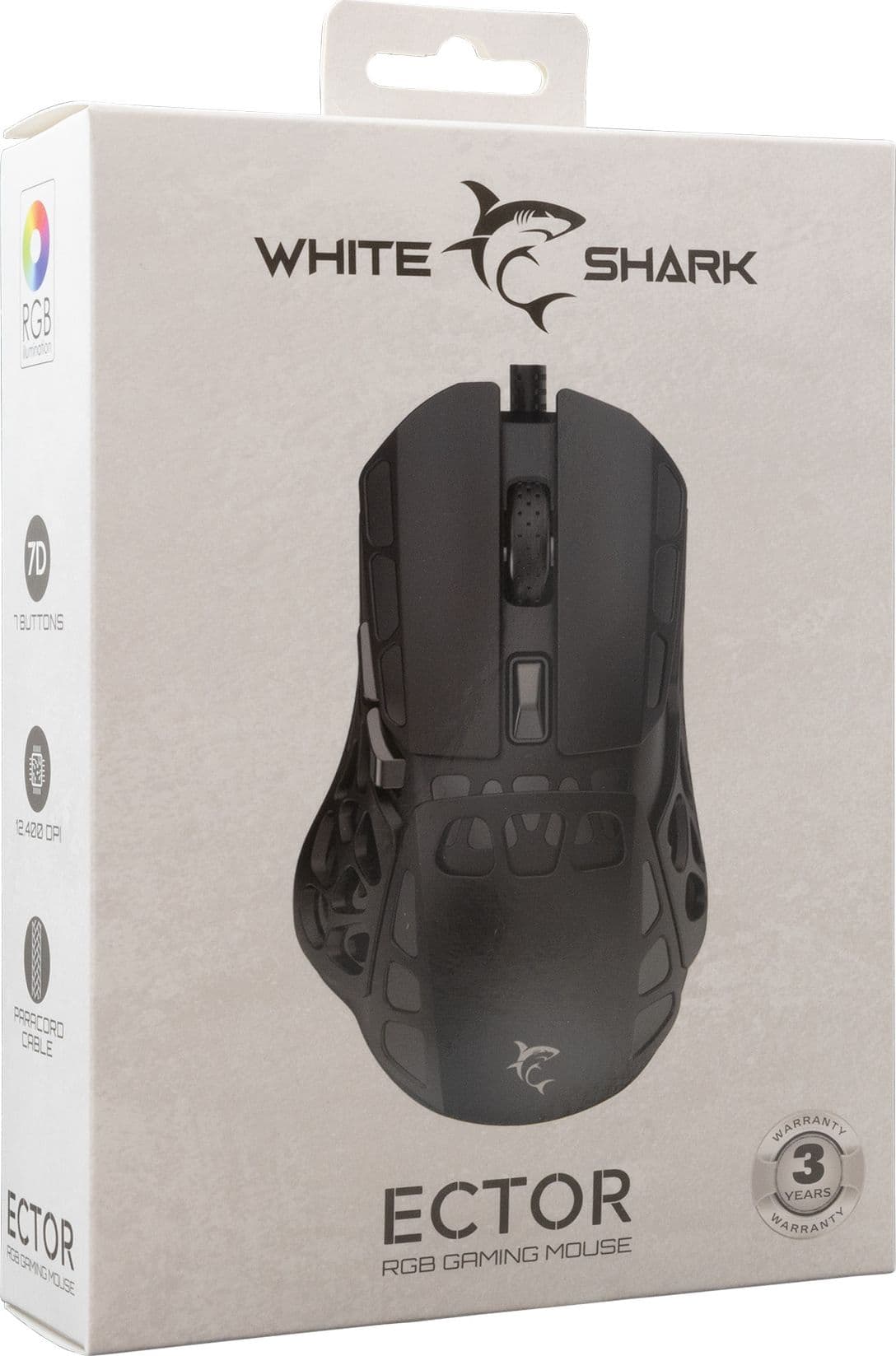 Mouse Ottico Gaming LED RGB con Cavo USB 7200 dpi Nero, ECTOR in Mouse da gioco Scontolo.net - Potenza, commercioVirtuoso.it