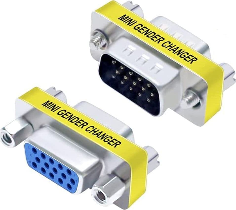 Mini Gender Changer VGA DB 15 poli HD M/F in  Scontolo.net - Potenza, commercioVirtuoso.it