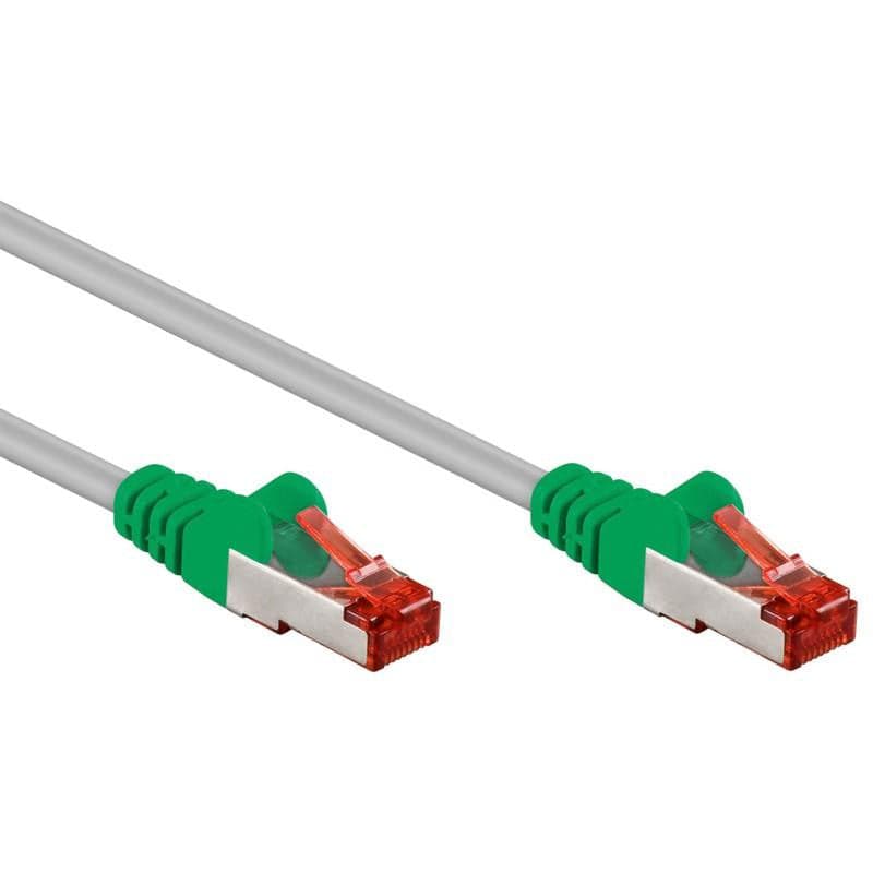 Cavo di rete Patch Cross in Rame Cat. 5e Verde/Grigio SF/UTP 0,3 mt in Cavi Ethernet Scontolo.net - Potenza, commercioVirtuoso.it