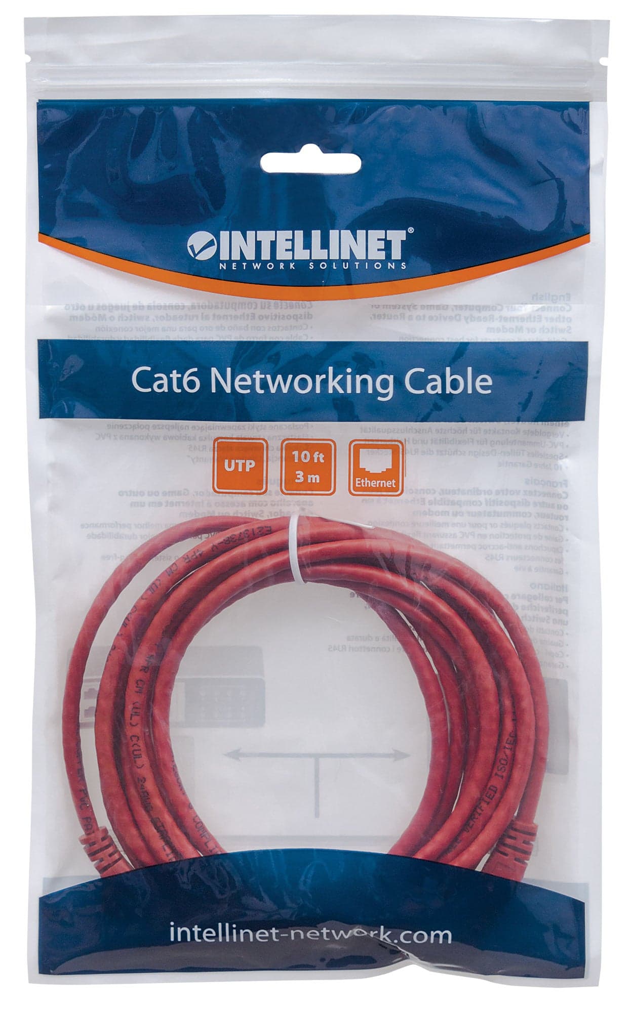 Cavo di rete Patch in Rame Cat. 5e Rosso UTP 3 m in Cavi Ethernet Scontolo.net - Potenza, commercioVirtuoso.it