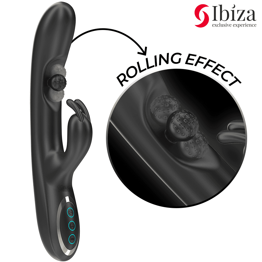 IBIZA POTENTE VIBRATORE RABBIT CON PERLA ROTANTE MASSAGGIANTE in Vibratori per coppia Desideria Shop - Latina, commercioVirtuoso.it