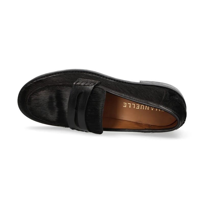 Emanuelle Vee mocassini donna Uma in cavallino black 811 30 in Loafer e mocassini Teresi Calzature - Marsala, commercioVirtuoso.it