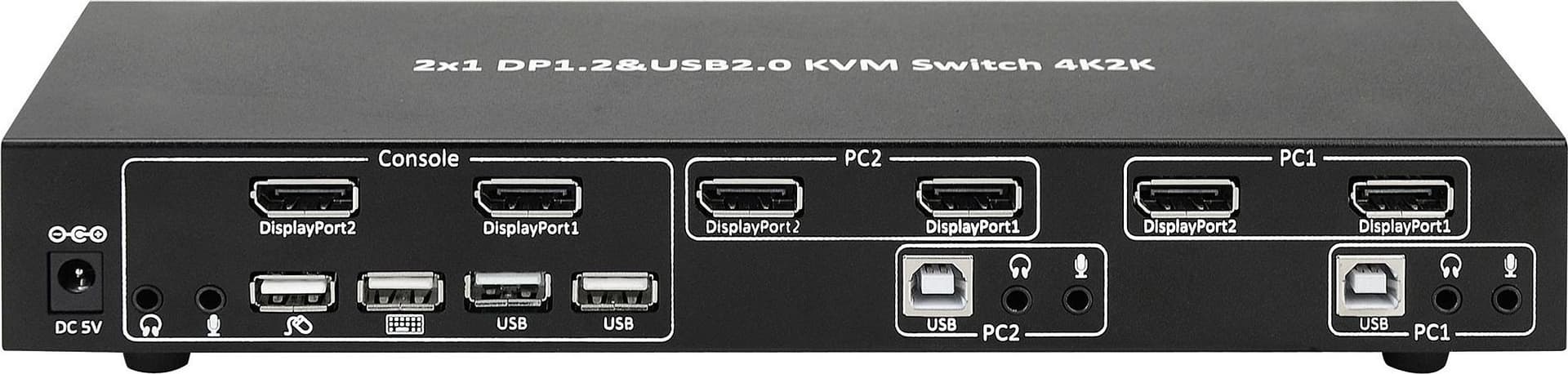Switch KVM 2 porte DisplayPort1.2 per doppio Monitor in  Scontolo.net - Potenza, commercioVirtuoso.it