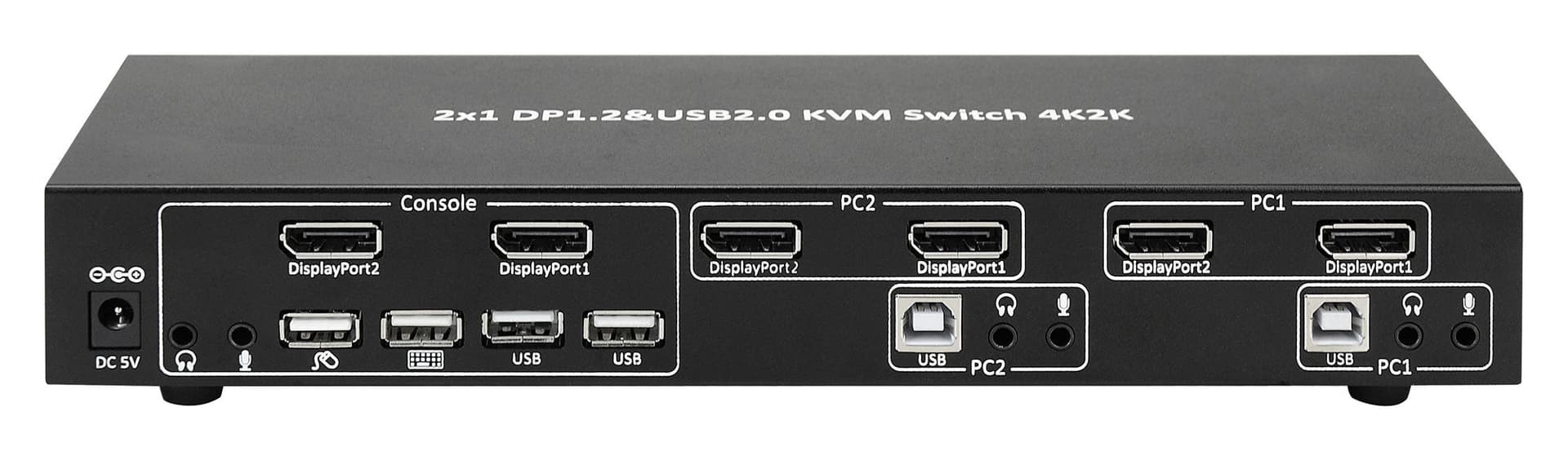 Switch KVM 2 porte DisplayPort1.2 per doppio Monitor in  Scontolo.net - Potenza, commercioVirtuoso.it
