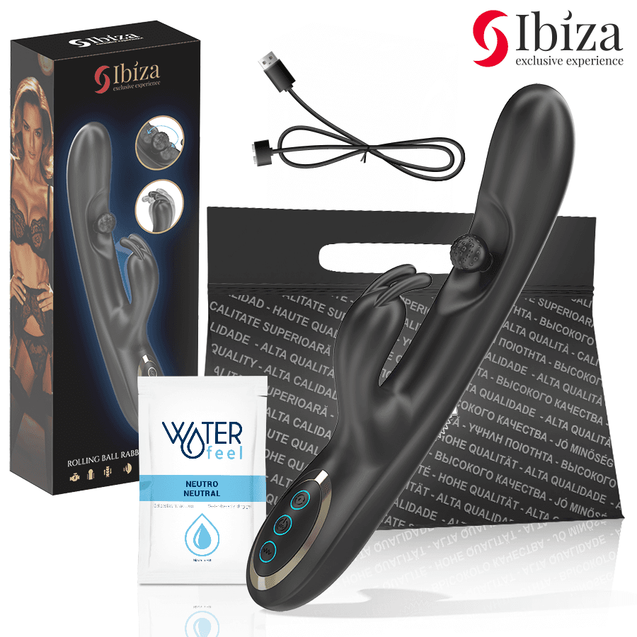 IBIZA POTENTE VIBRATORE RABBIT CON PERLA ROTANTE MASSAGGIANTE in Vibratori per coppia Desideria Shop - Latina, commercioVirtuoso.it
