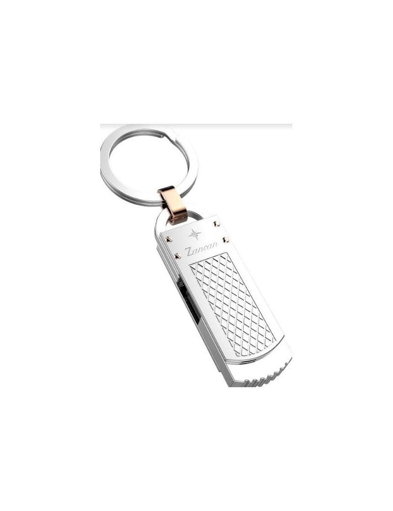 ZANCAN - Portachiavi Con Memoria USB 16 Gb Bianco