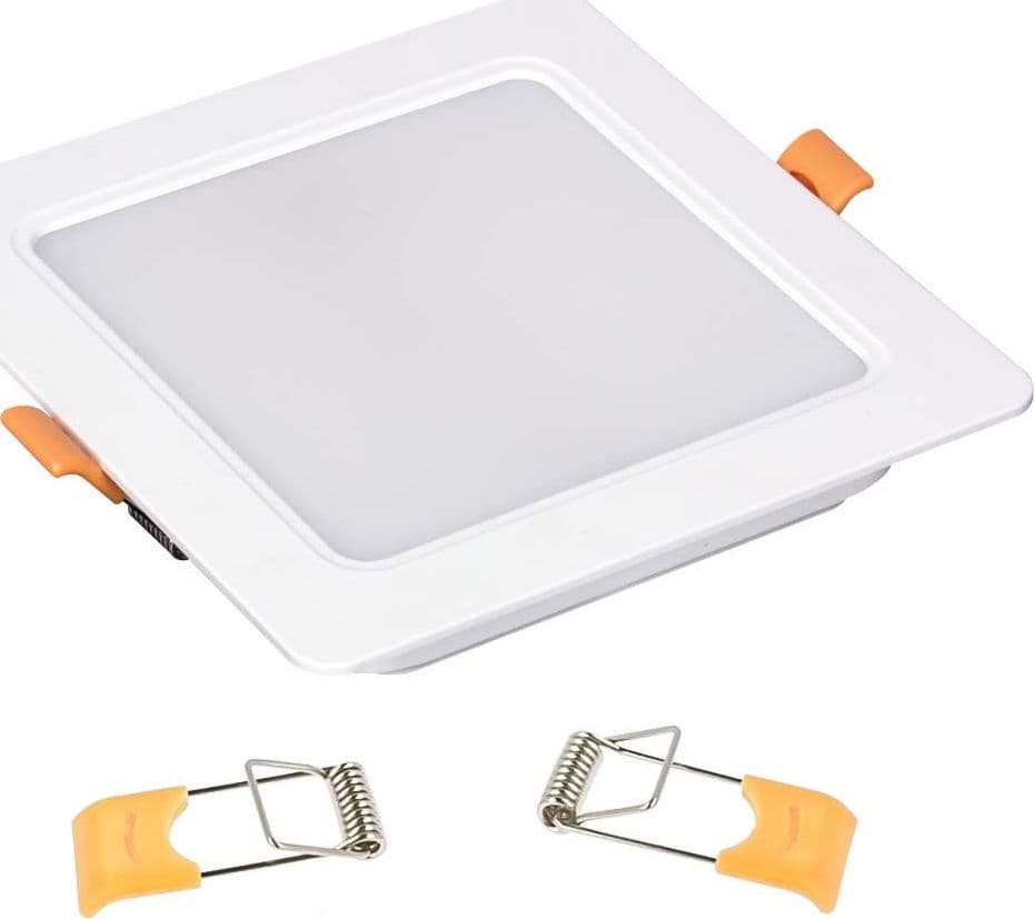 Faretto Led Da Incasso Quadrato 12W 1200LM Freddo 6000K 145X145mm Montaggio 2 In 1 Da Plafone e Da Incasso in Faretti da muro Scontolo.net - Potenza, commercioVirtuoso.it