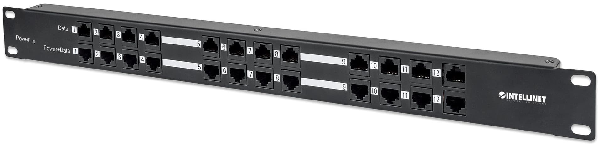 Pannello Patch 12 Porte PoE Passivo con Alimentatore in Pannelli patch Ethernet Scontolo.net - Potenza, commercioVirtuoso.it