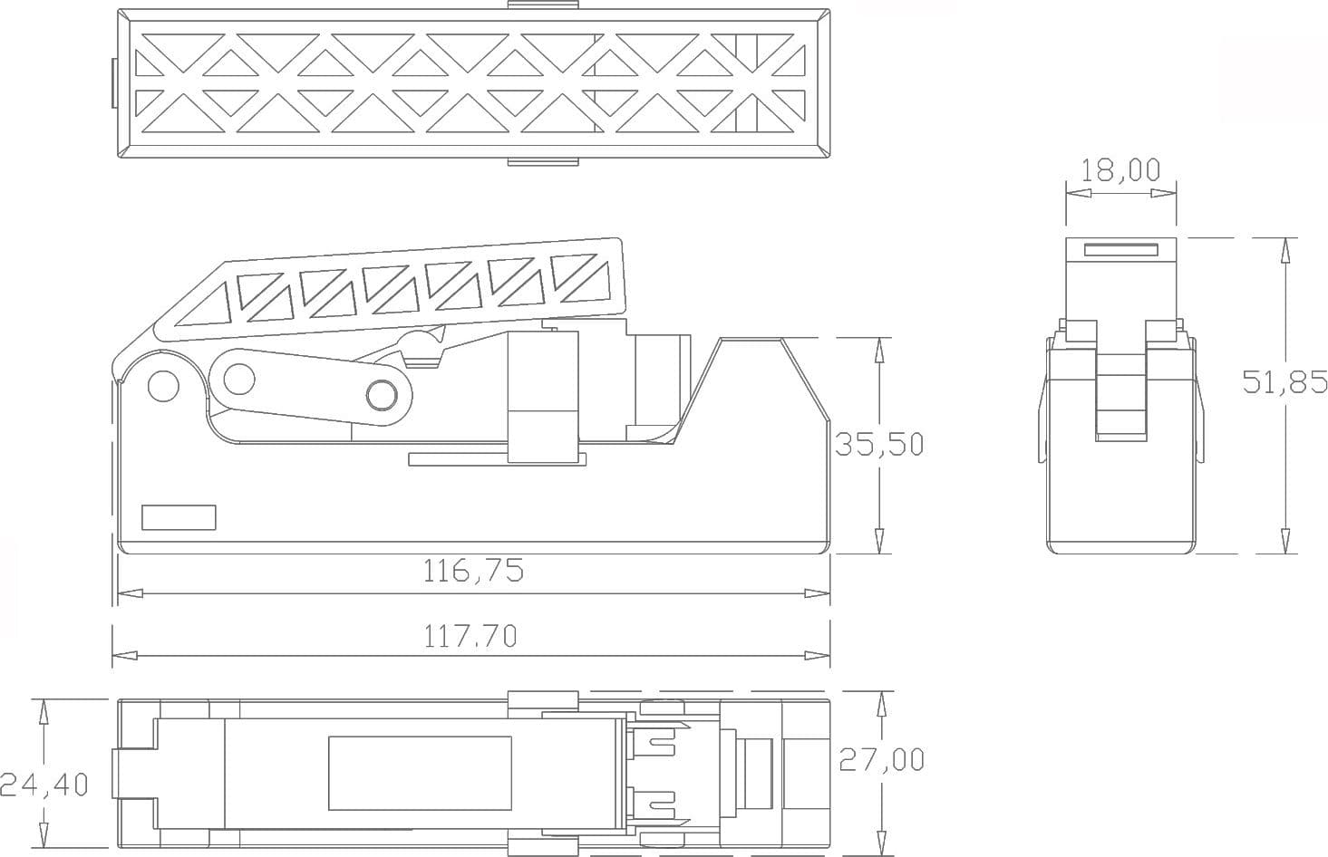 Kit 24 Frutti Cat.6A UTP 90&deg Keystone con Pinza Crimpatrice in Pinze piegatrici Scontolo.net - Potenza, commercioVirtuoso.it