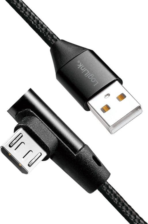 Cavo USB Micro-B Maschio Angolato/USB-A Maschio Dritto 0,3 metri Nero in  Scontolo.net - Potenza, commercioVirtuoso.it