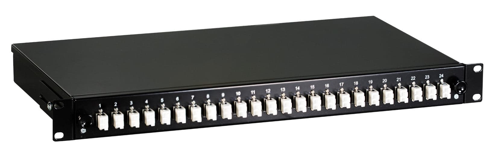 Cassetto Ottico 19'' con 24 bussole LC Duplex Multimodale OM2 Nero in  Scontolo.net - Potenza, commercioVirtuoso.it