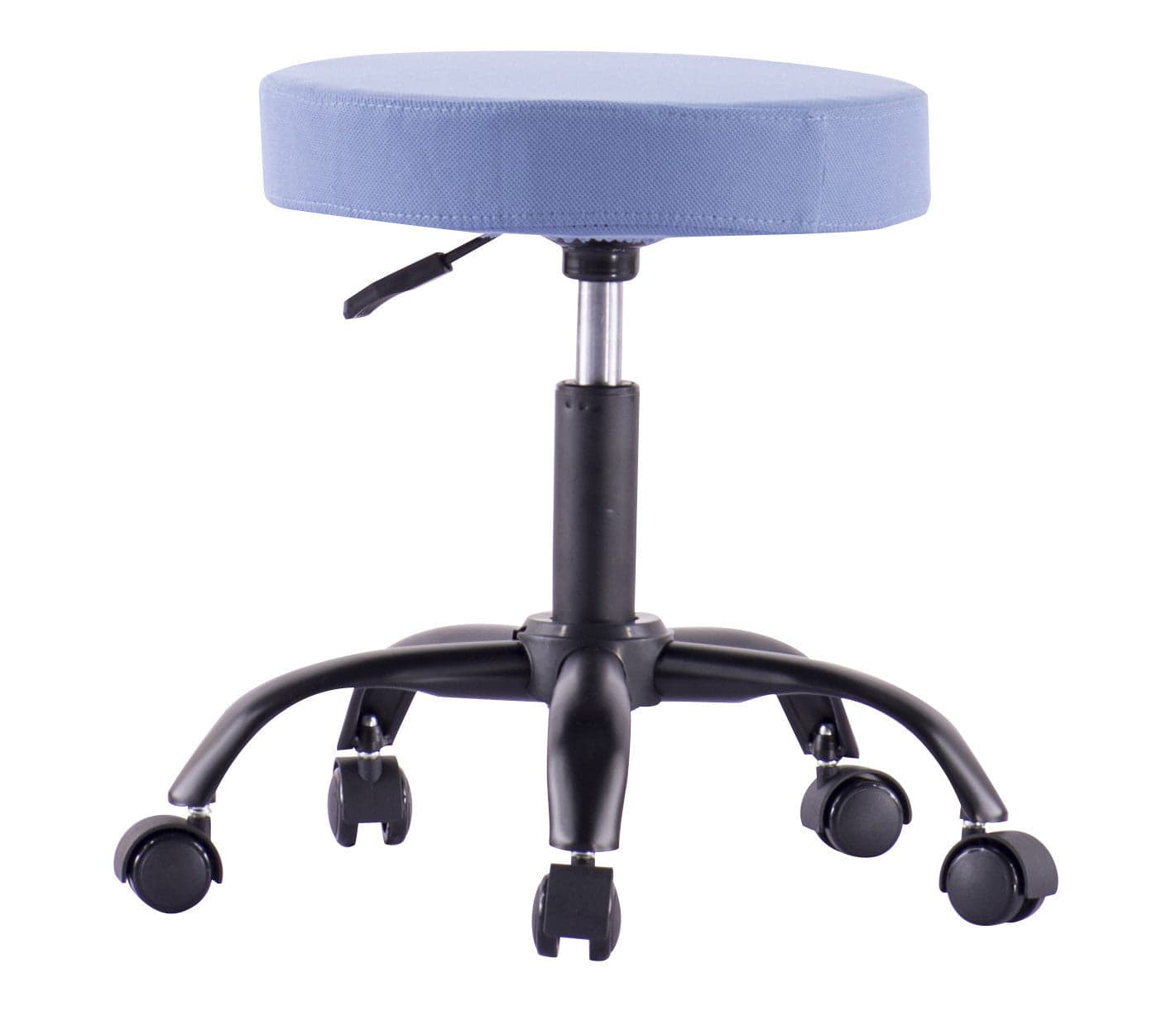 Sgabello Girevole con Ruote Altezza Regolabile Tessuto Sfoderabile Blu in Sgabelli Scontolo.net - Potenza, commercioVirtuoso.it