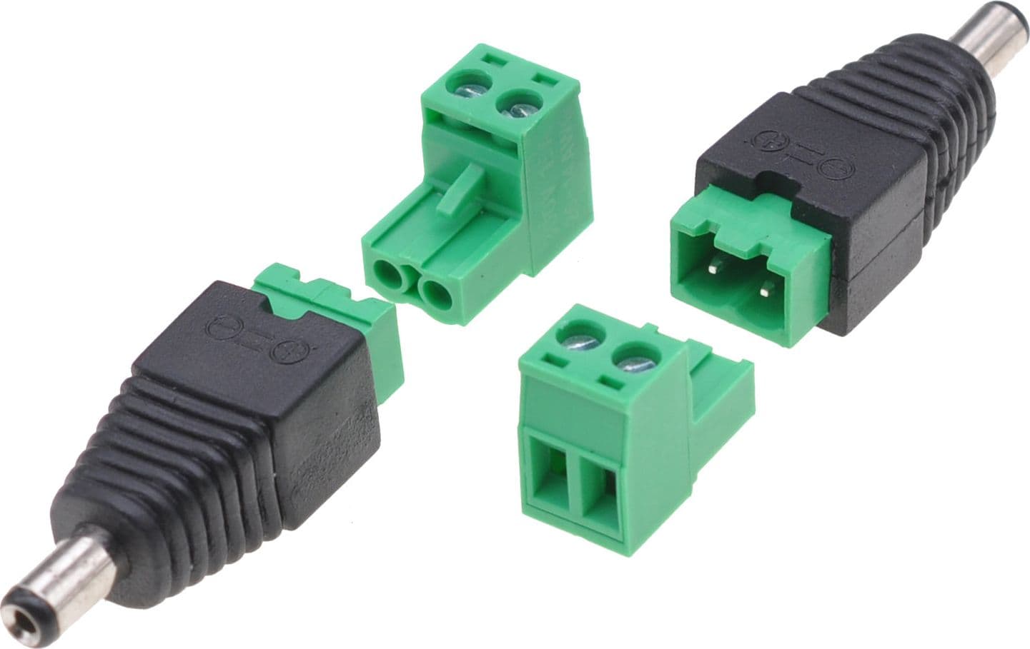 Adattatore Plug DC 2.5x5.5 mm Maschio Terminal Block 2 pin in Adattatori Scontolo.net - Potenza, commercioVirtuoso.it