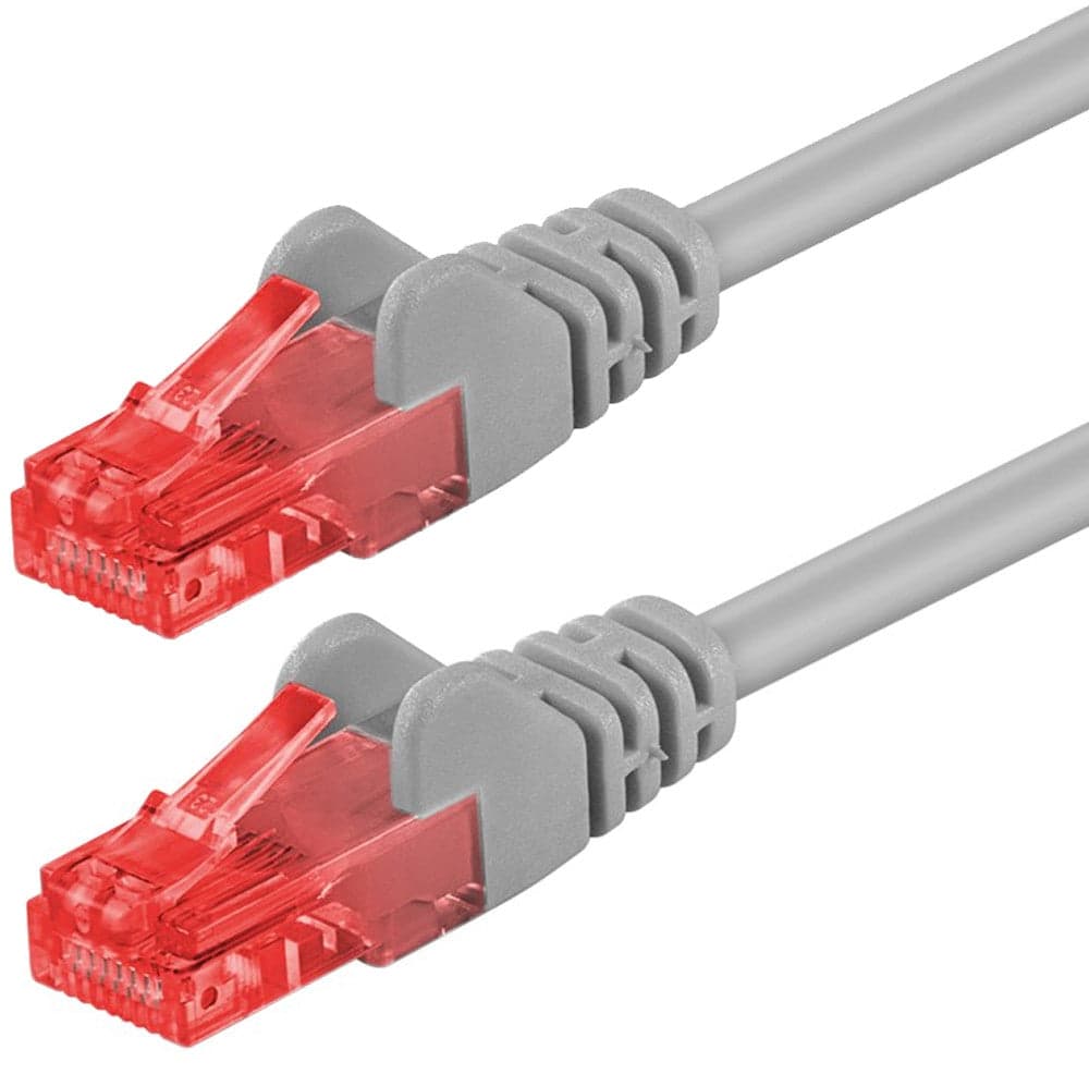 Cavo di Rete Patch in Rame Cat.6 Grigio U/UTP LSZH 0,5m in Cavi Ethernet Scontolo.net - Potenza, commercioVirtuoso.it