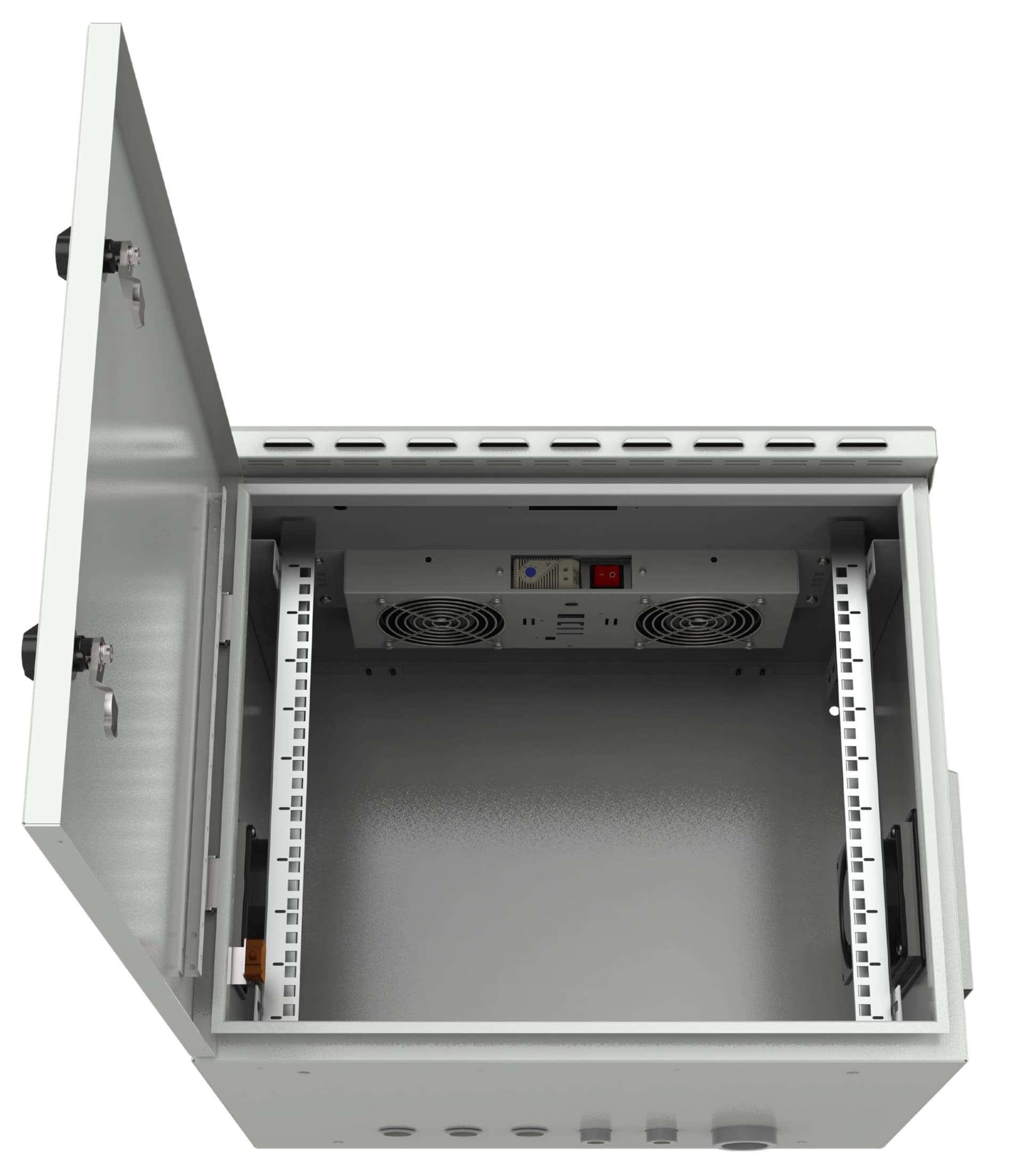 Kit di Ventilazione a Soffitto per Rack 19'' IP55 2 Ventole Grigio in Ventilatori bagno Scontolo.net - Potenza, commercioVirtuoso.it