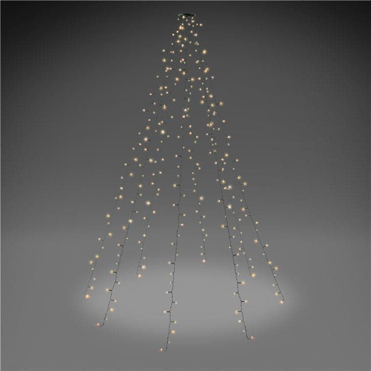 Catena Luminosa 280 Luci LED IP44 Bianco Caldo per Albero con Anello in Catene luminose Scontolo.net - Potenza, commercioVirtuoso.it